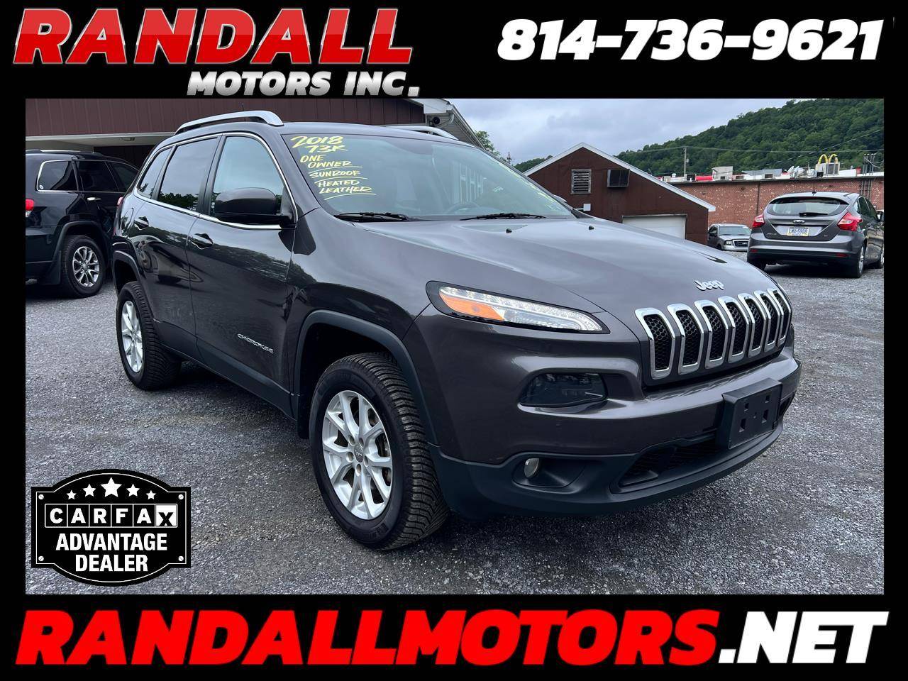2018 Jeep Cherokee Latitude Plus — SUV — 73,280 mi — Portage, PA