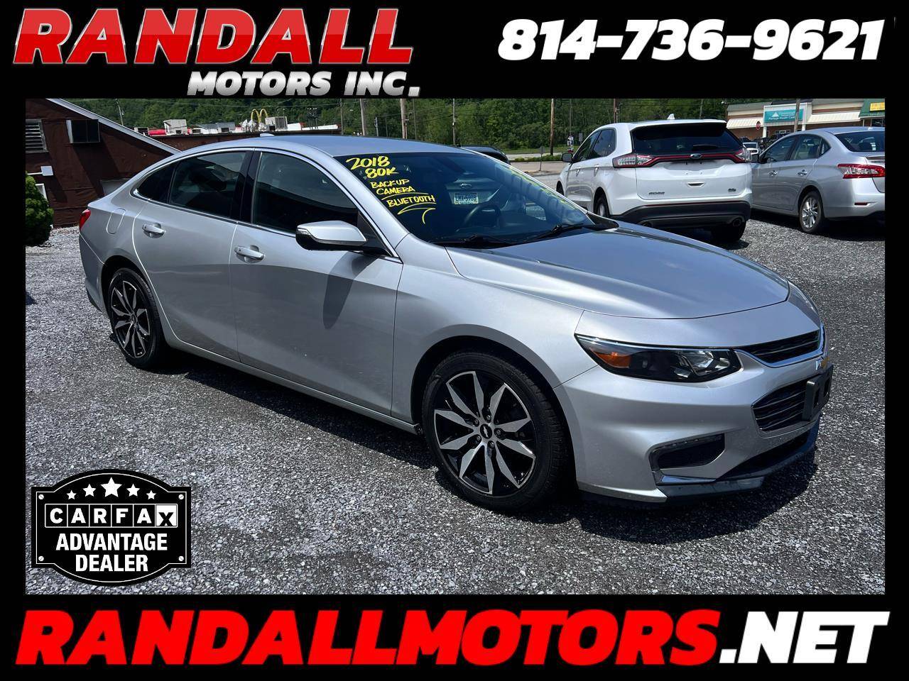 2018 Chevrolet Malibu LT — Sedan — 80,049 mi — Portage, PA