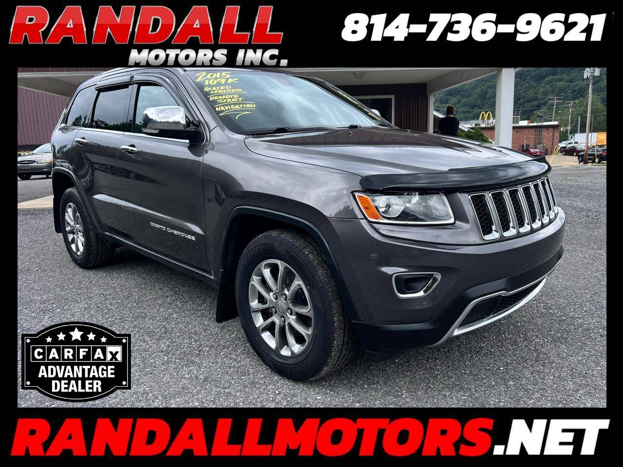 2015 Jeep Grand Cherokee Limited — SUV — 109,385 mi — Portage, PA