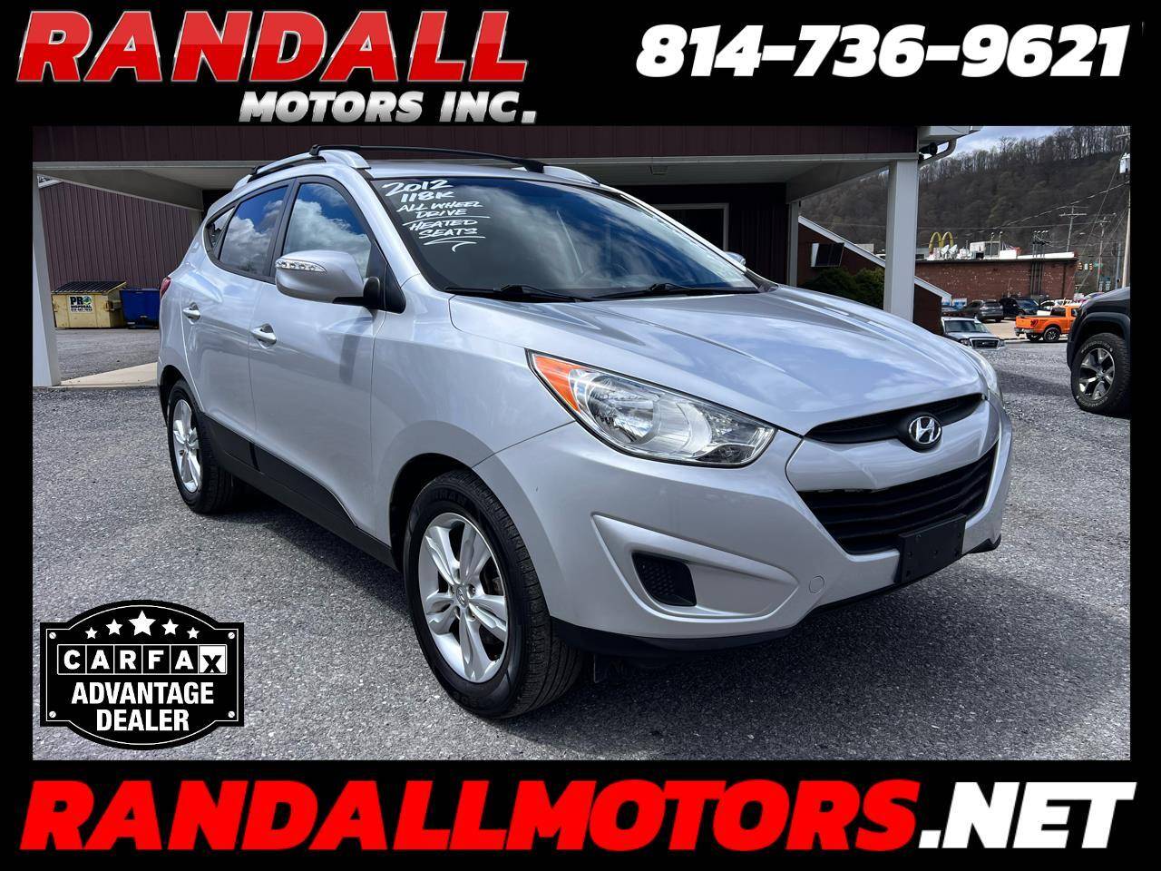2012 Hyundai Tucson GLS — SUV — 118,071 mi — Portage, PA