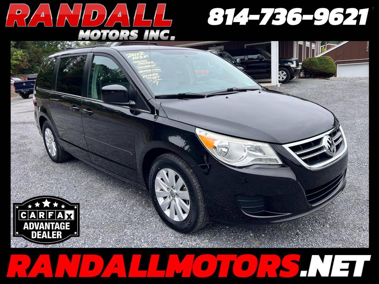 2012 Volkswagen Routan SEL — Minivan — 103,577 mi — Portage, PA