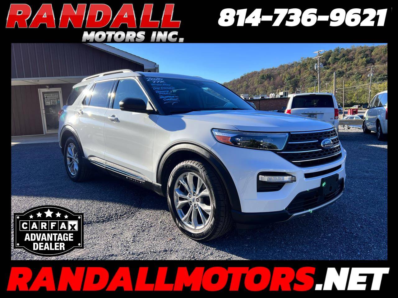 2020 Ford Explorer XLT — SUV — 77,263 mi — Portage, PA