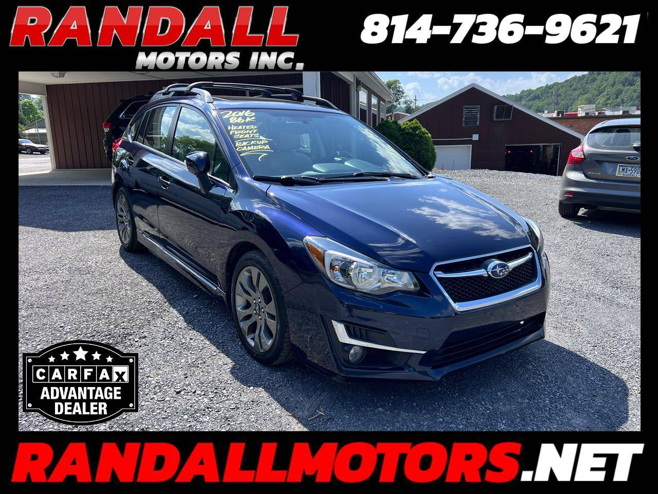 2016 Subaru Impreza 2.0i Sport Premium — Wagon — 86,058 mi — Portage, PA