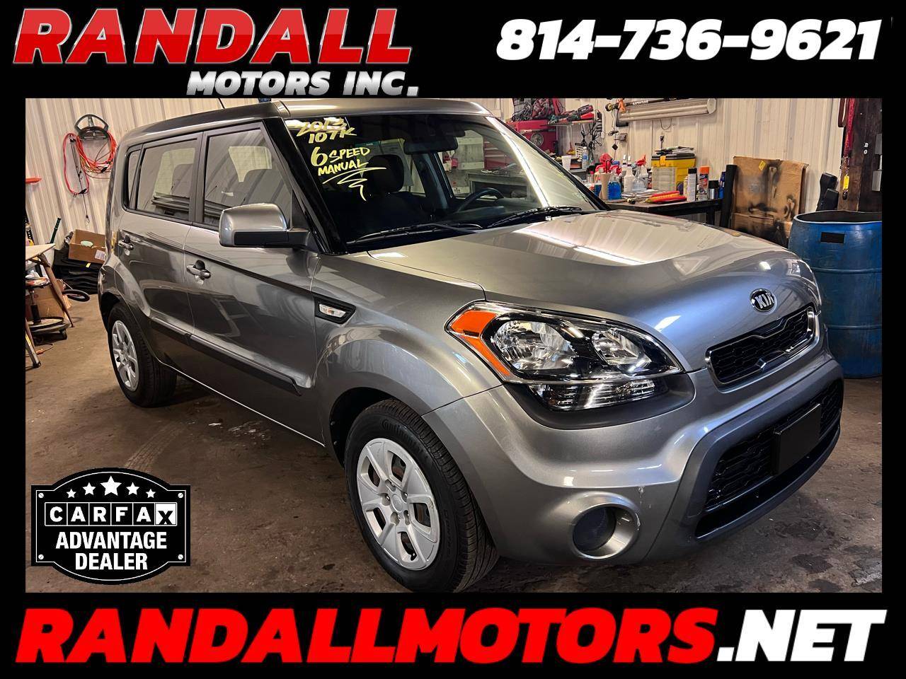 2013 Kia Soul Base — Hatchback — 107,429 mi — Portage, PA