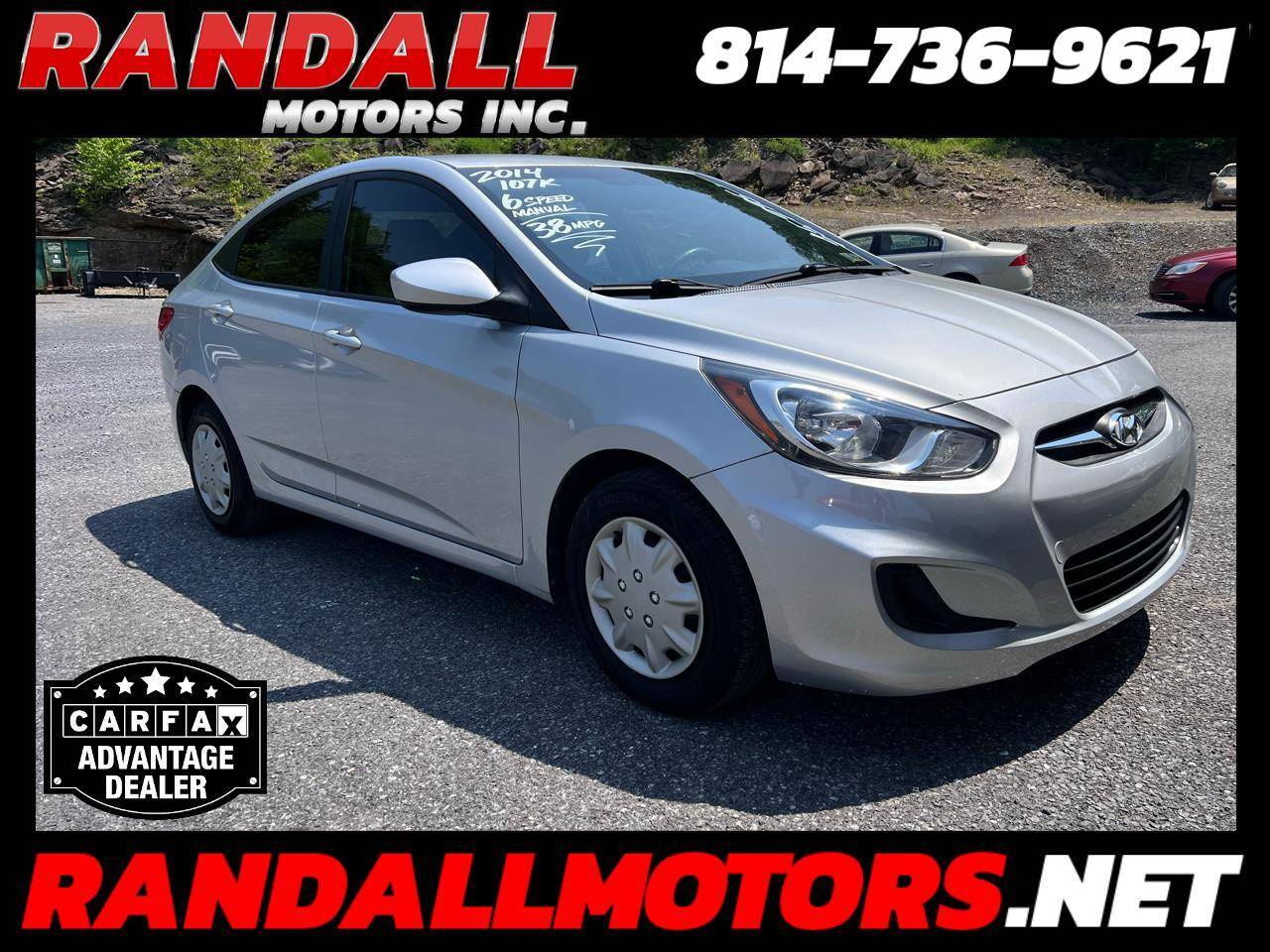 2014 Hyundai Accent GLS — Sedan — 107,413 mi — Portage, PA