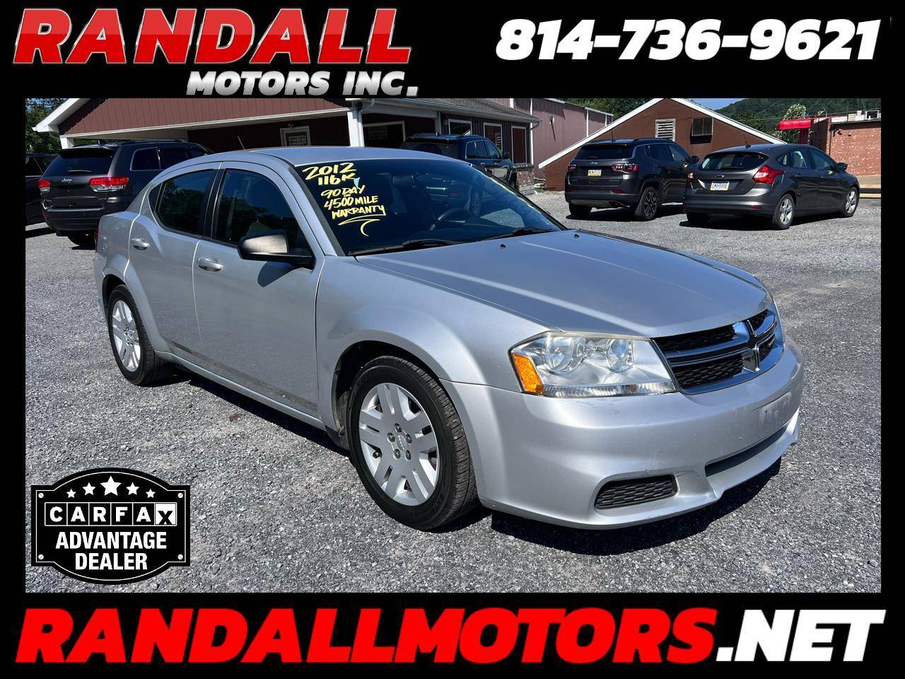2012 Dodge Avenger SE — Sedan — 116,211 mi — Portage, PA