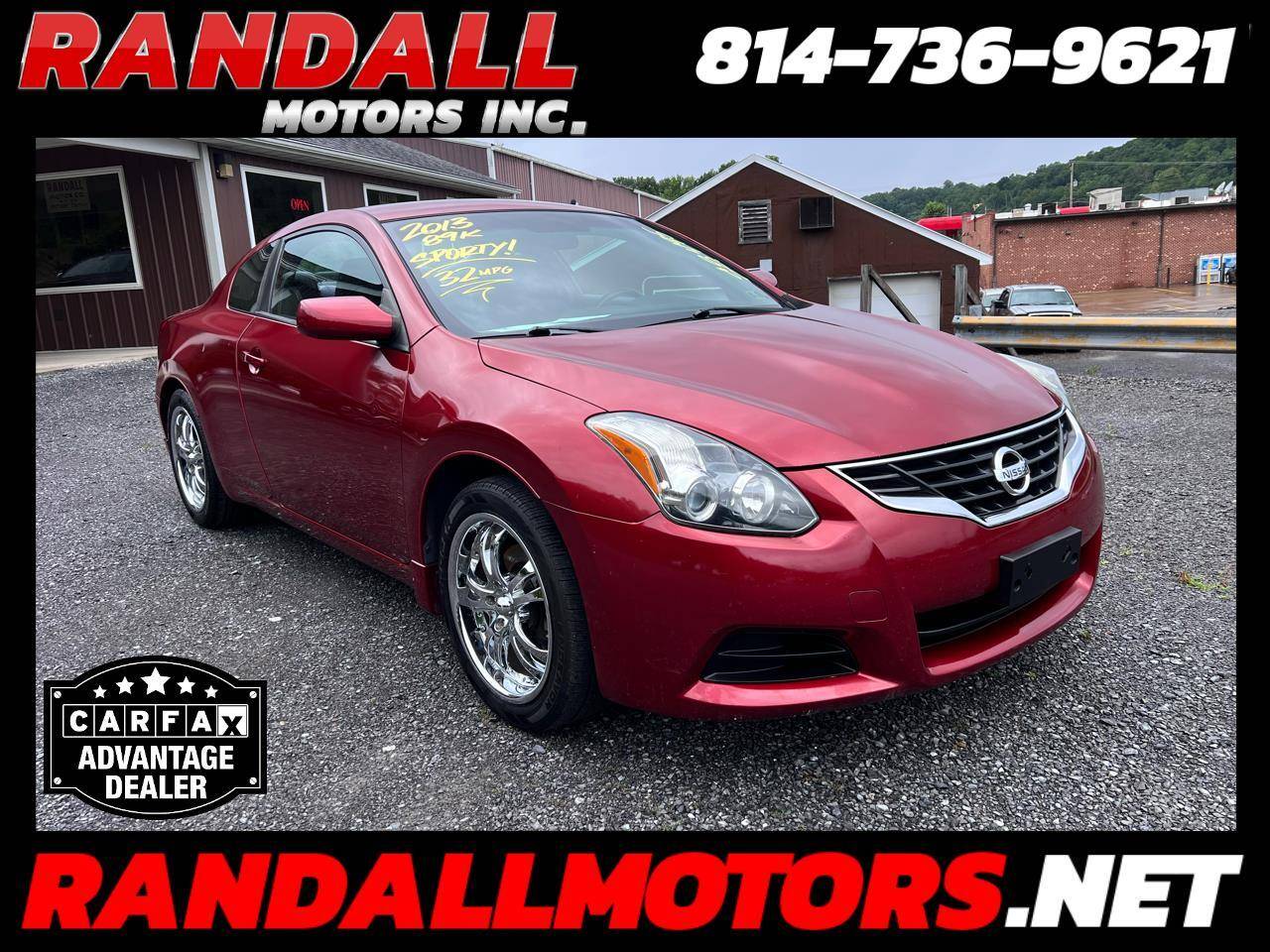 2013 Nissan Altima 2.5 S — Coupe — 89,340 mi — Portage, PA