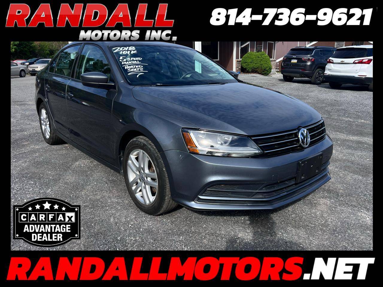 2018 Volkswagen Jetta 1.4T S — Sedan — 101,043 mi — Portage, PA