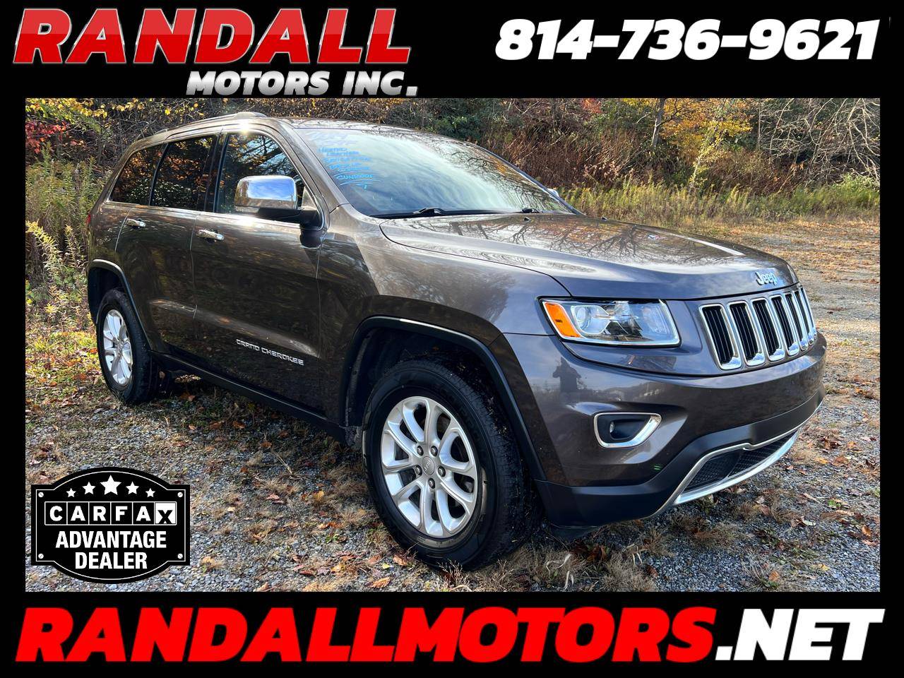 2014 Jeep Grand Cherokee Limited — SUV — 129,258 mi — Portage, PA