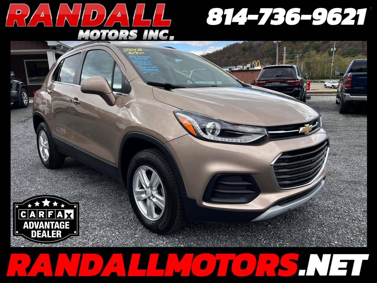 2018 Chevrolet Trax LT — SUV — 69,807 mi — Portage, PA
