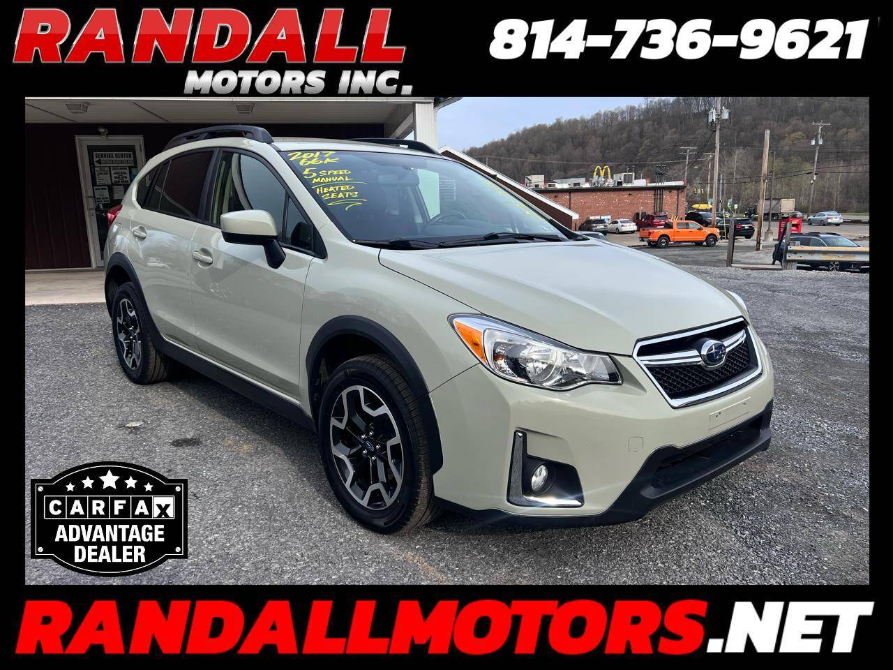 2017 Subaru Crosstrek Premium — SUV — 66,545 mi — Portage, PA