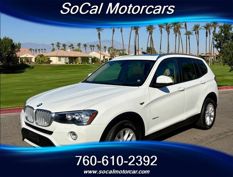2016 BMW X3 28i — SUV — 48,896 mi — Palm Desert, CA