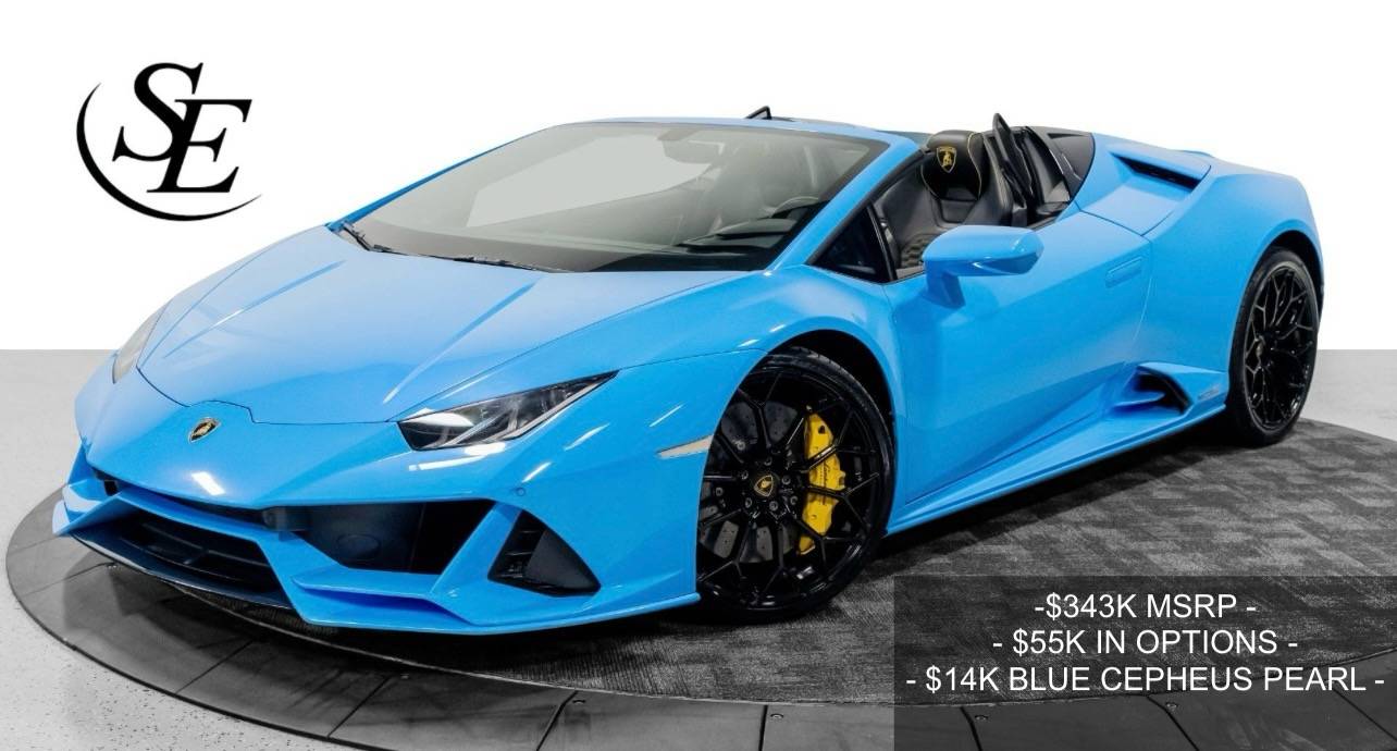 2020 Lamborghini Huracan EVO — Convertible — 12,168 mi — Pompano Beach, FL