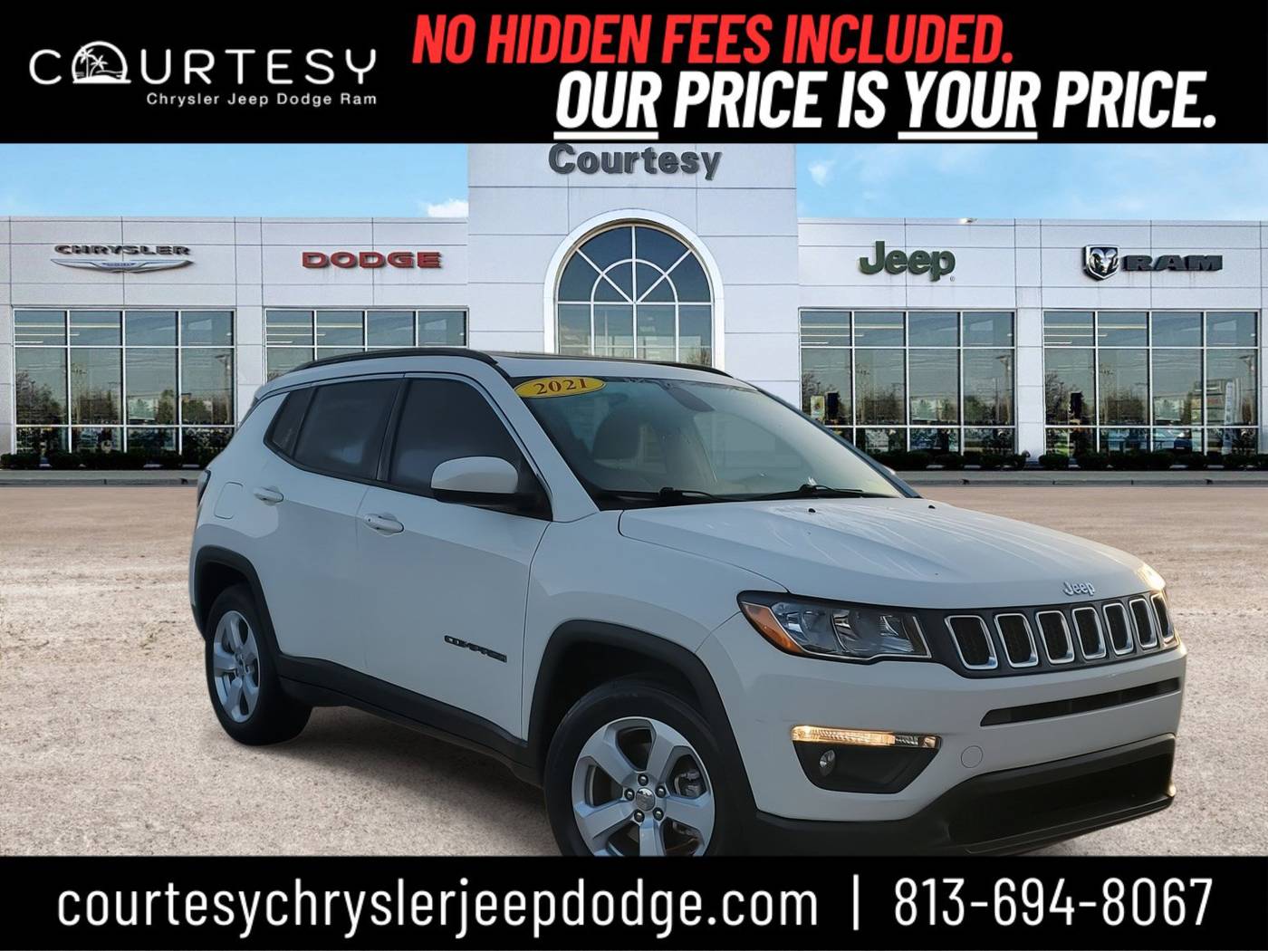 2021 Jeep Compass Latitude — SUV — 47,473 mi — Tampa, FL