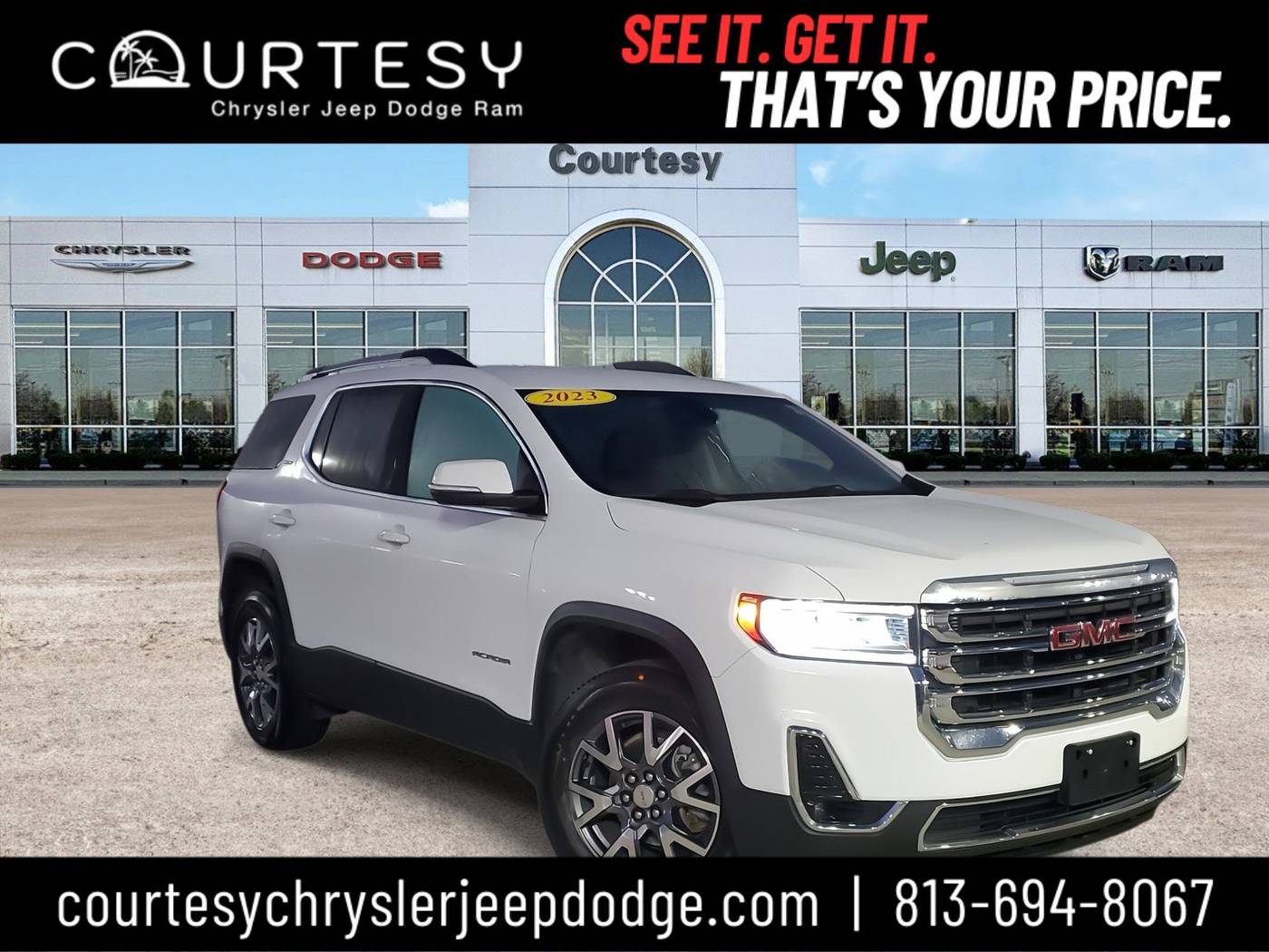 2023 GMC Acadia SLT — SUV — 41,237 mi — Tampa, FL