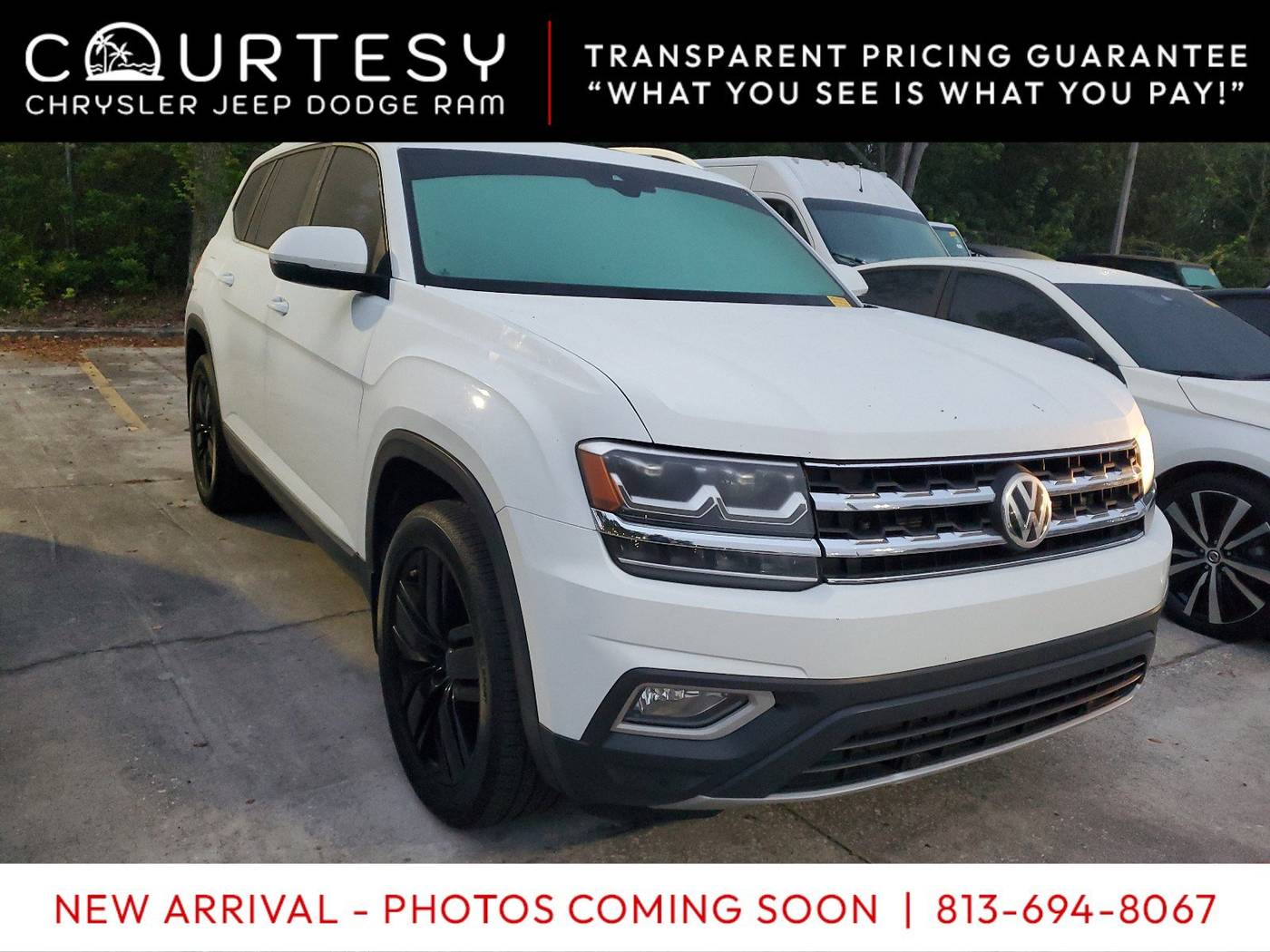 2018 Volkswagen Atlas SEL — SUV — 68,368 mi — Tampa, FL