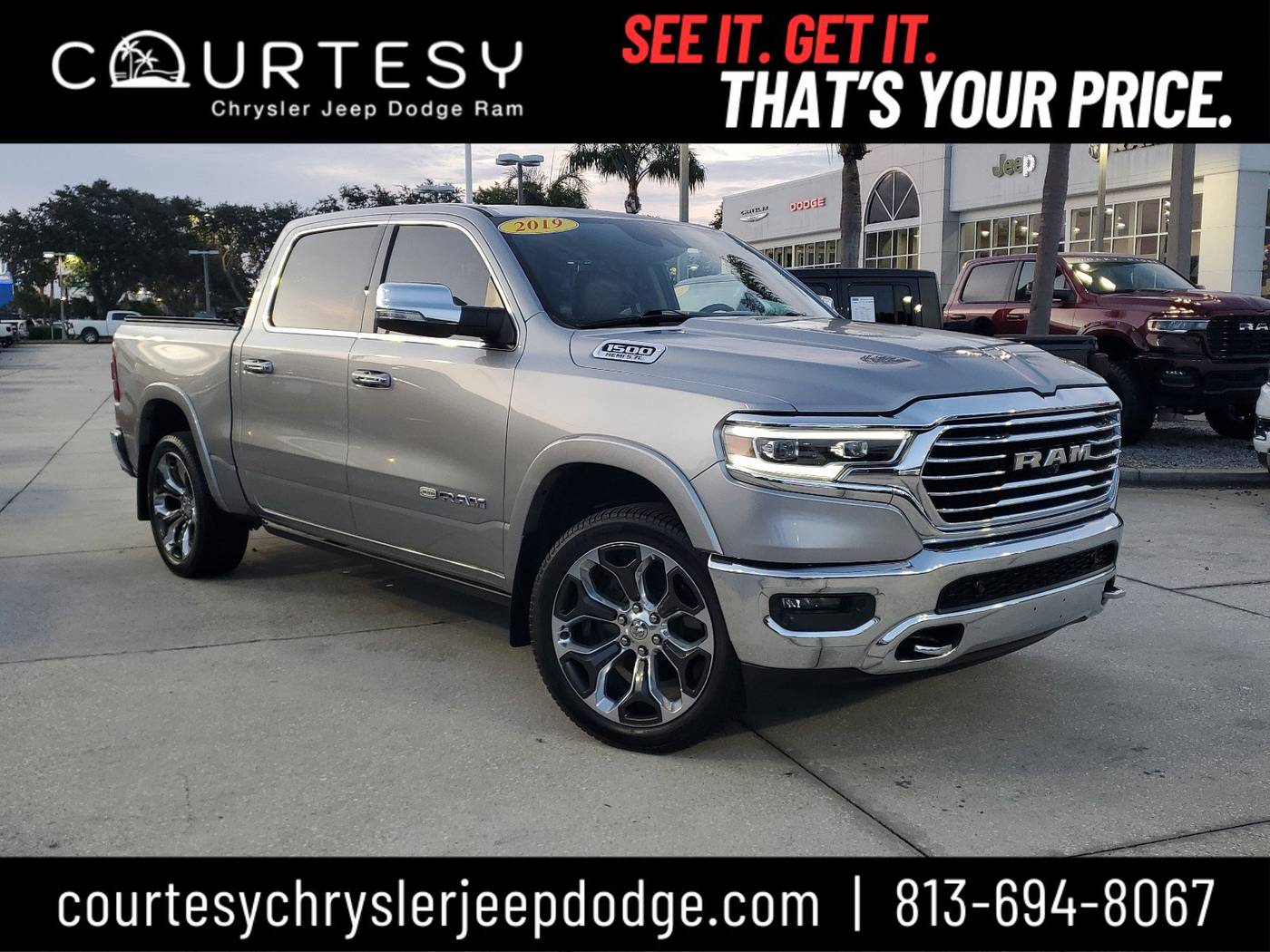 2019 Ram 1500 Longhorn — Pickup Truck — 61,422 mi — Tampa, FL