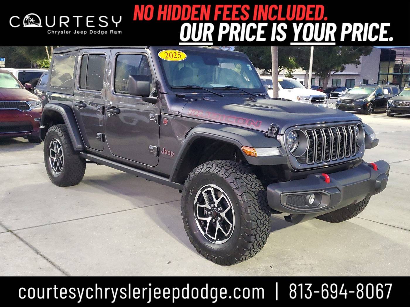 2025 Jeep Wrangler Rubicon — SUV — 599 mi — Tampa, FL