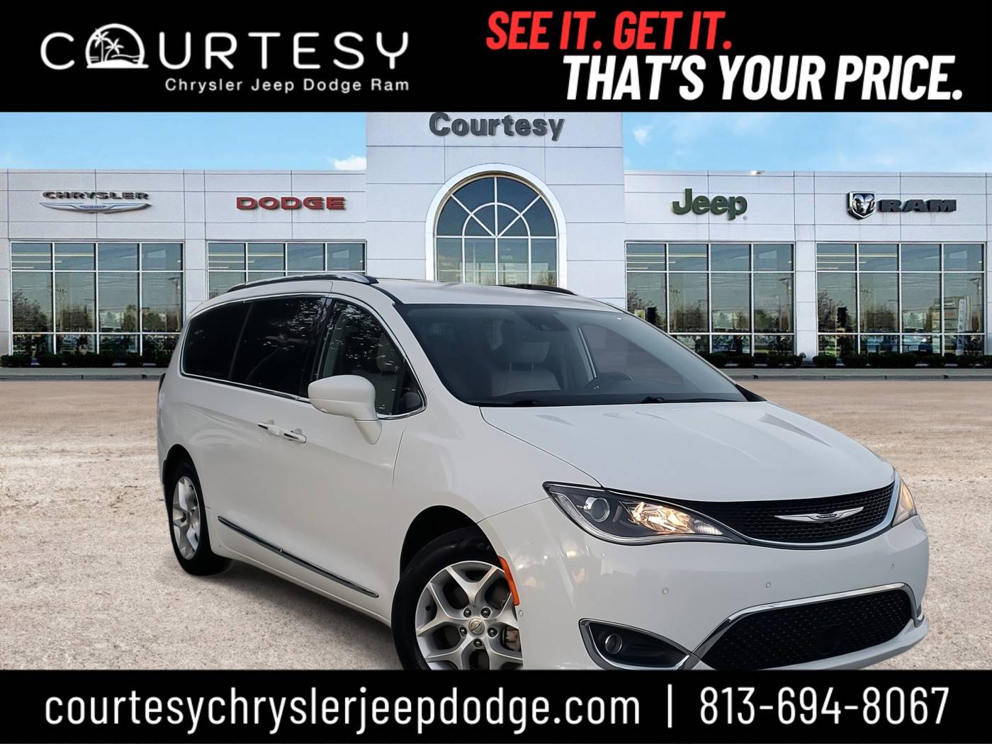 2018 Chrysler Pacifica Touring L Plus — Minivan — 69,887 mi — Tampa, FL