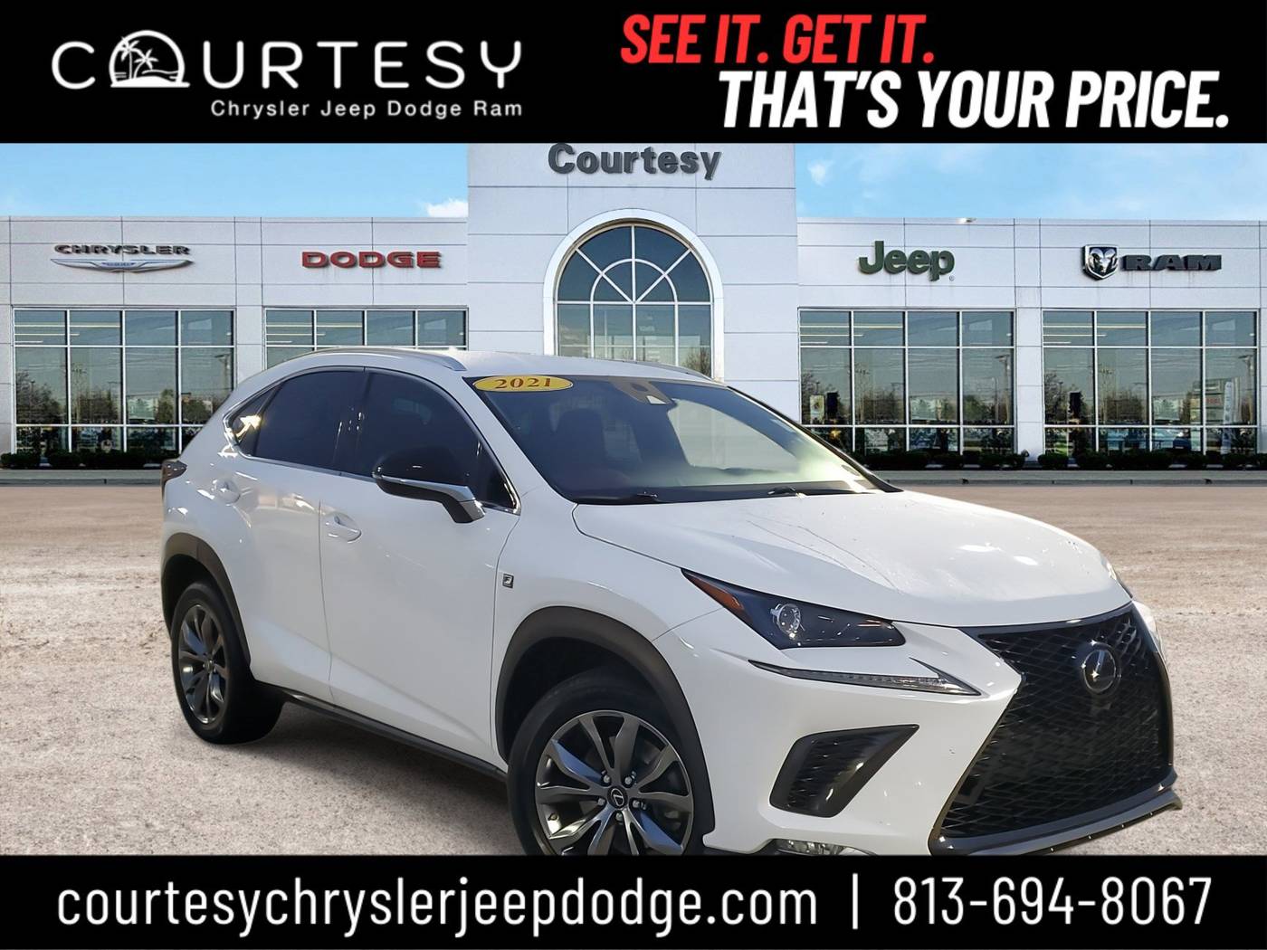 2021 Lexus NX NX 300 F SPORT — SUV — 42,204 mi — Tampa, FL