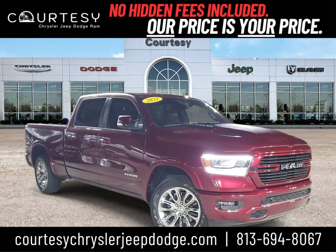 2022 Ram 1500 Laramie — Pickup Truck — 29,934 mi — Tampa, FL