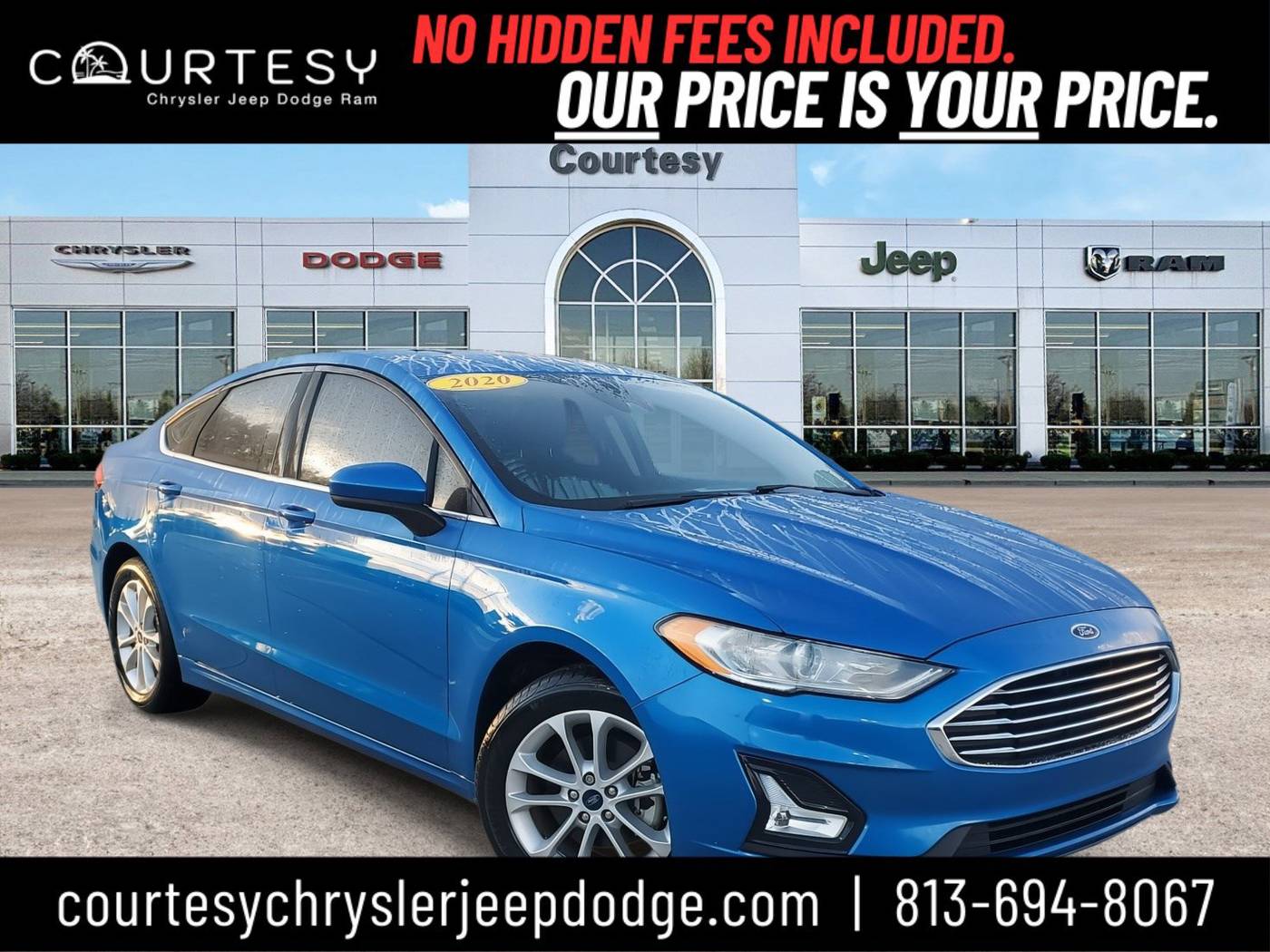 2020 Ford Fusion SE — Sedan — 38,100 mi — Tampa, FL