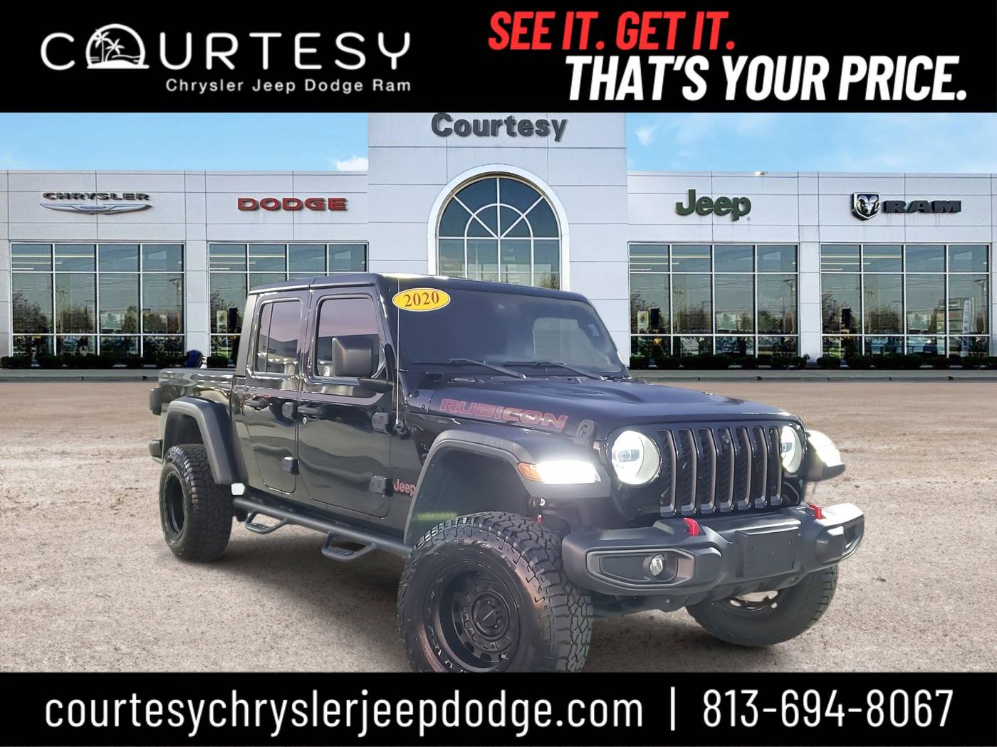 2020 Jeep Gladiator Rubicon — Pickup Truck — 44,196 mi — Tampa, FL