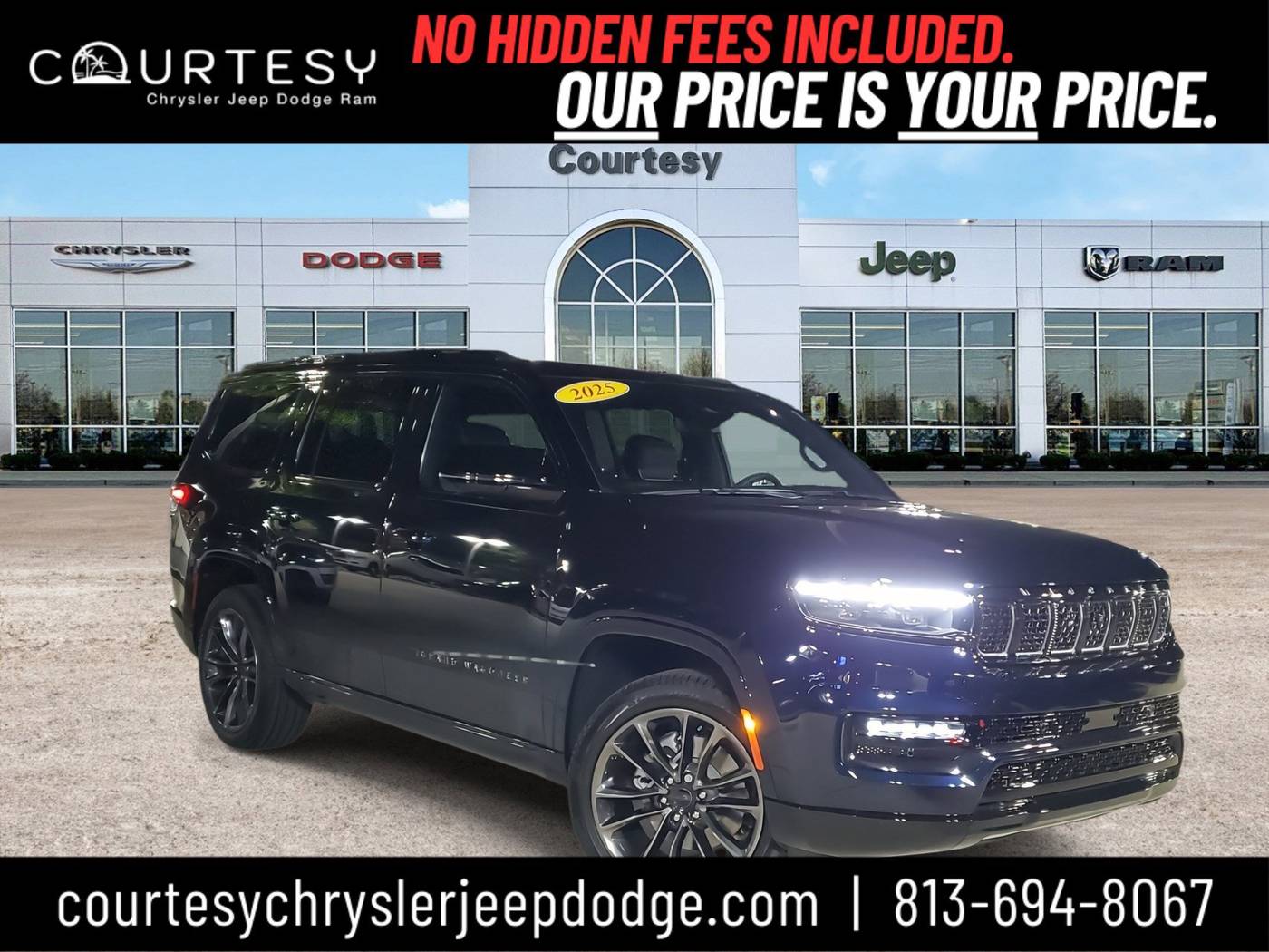 2025 Jeep Grand Wagoneer Series II Obsidian — SUV — 871 mi — Tampa, FL