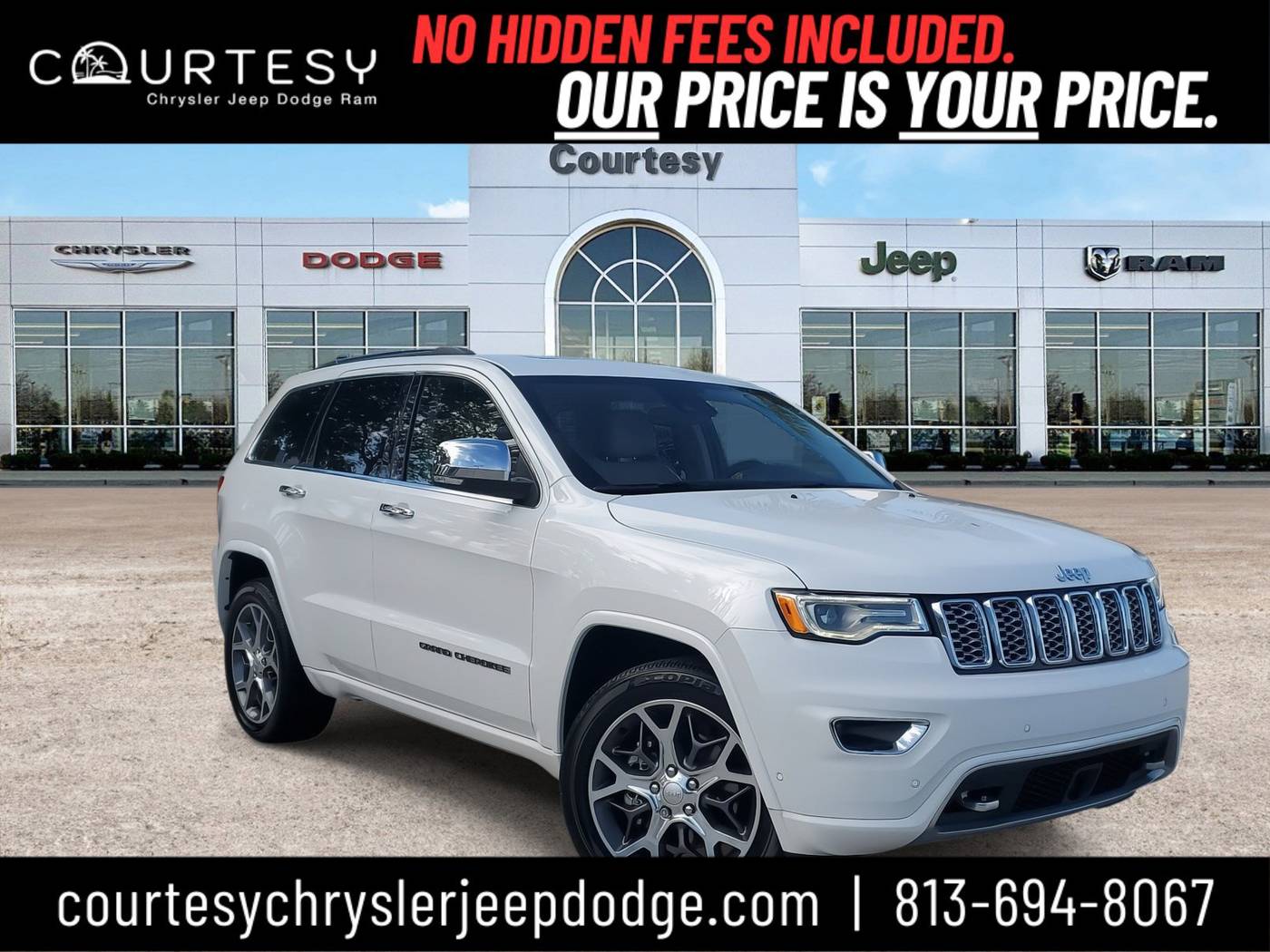 2021 Jeep Grand Cherokee WK Overland — SUV — 83,450 mi — Tampa, FL