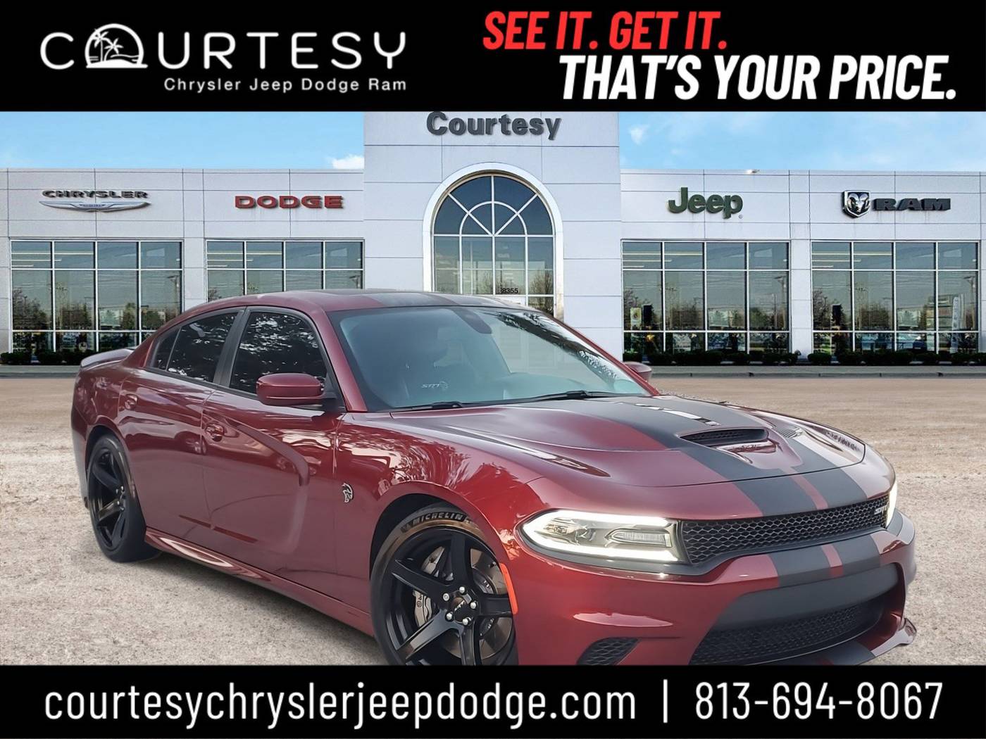 2018 Dodge Charger SRT Hellcat — Sedan — 65,237 mi — Tampa, FL