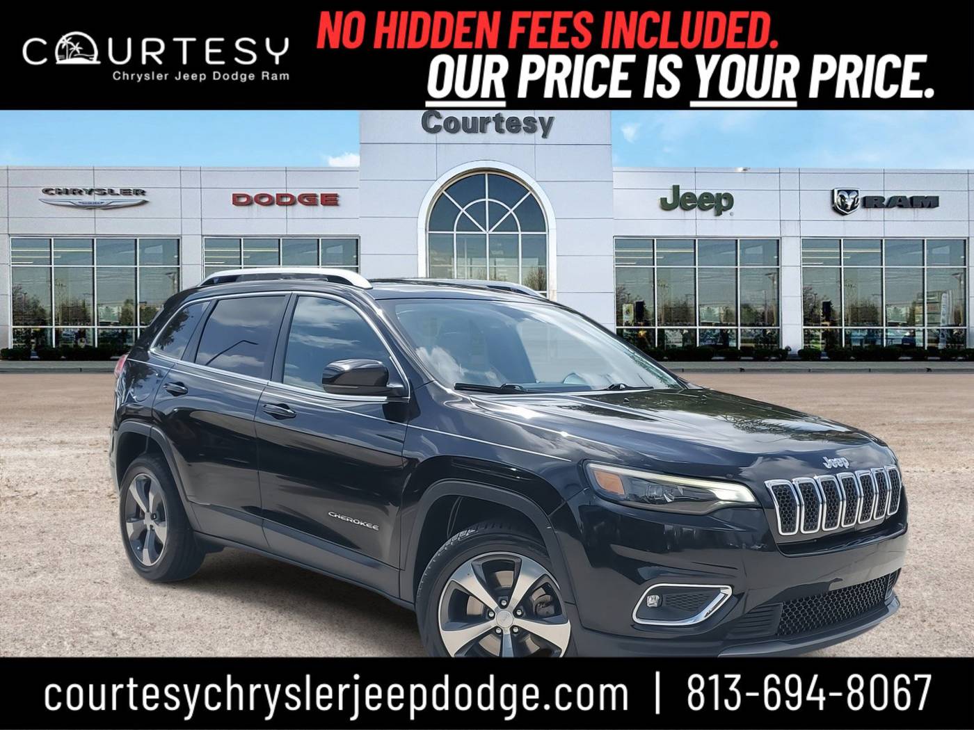 2019 Jeep Cherokee Limited — SUV — 74,894 mi — Tampa, FL