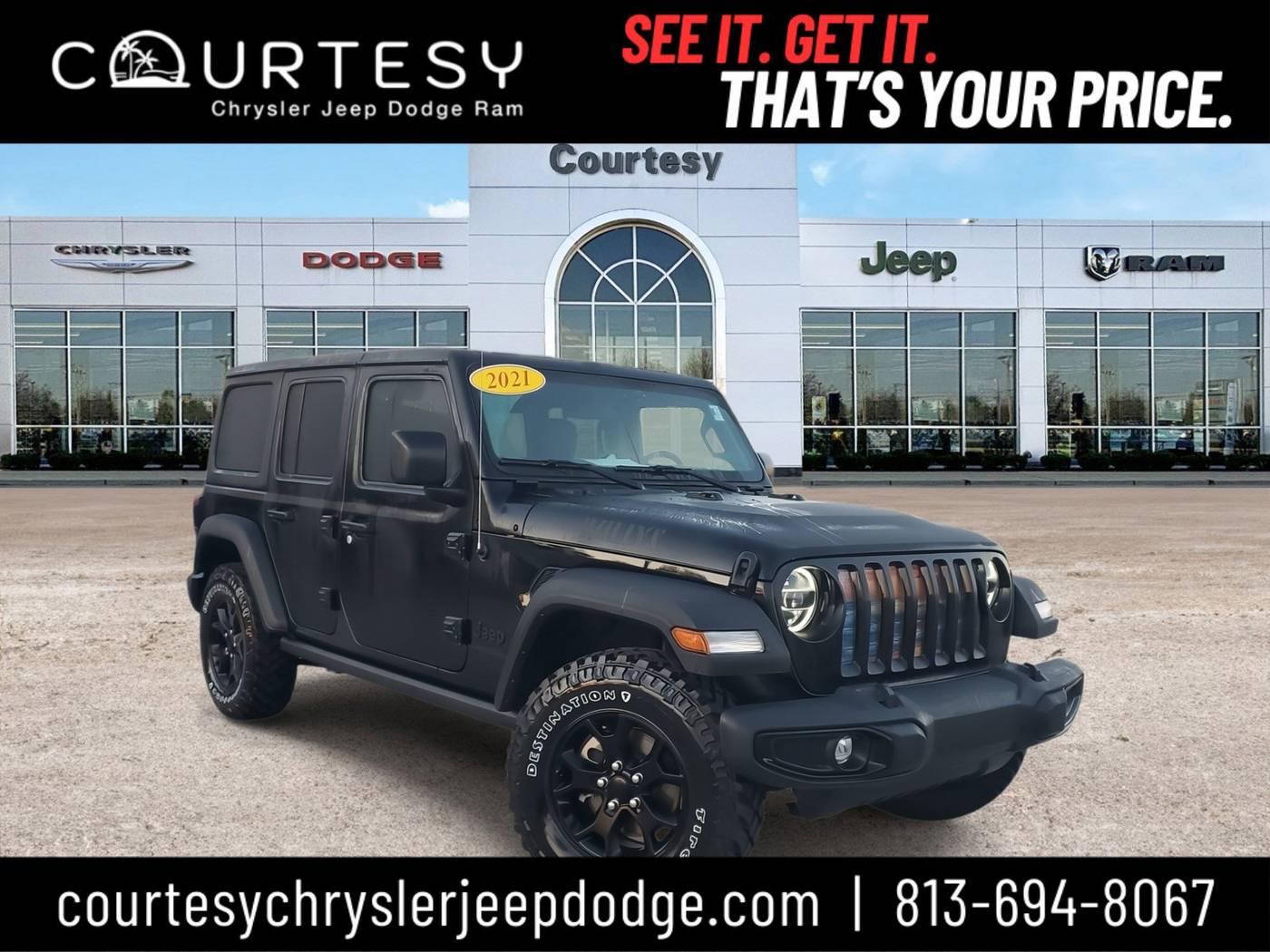 2021 Jeep Wrangler Willys — SUV — 38,291 mi — Tampa, FL