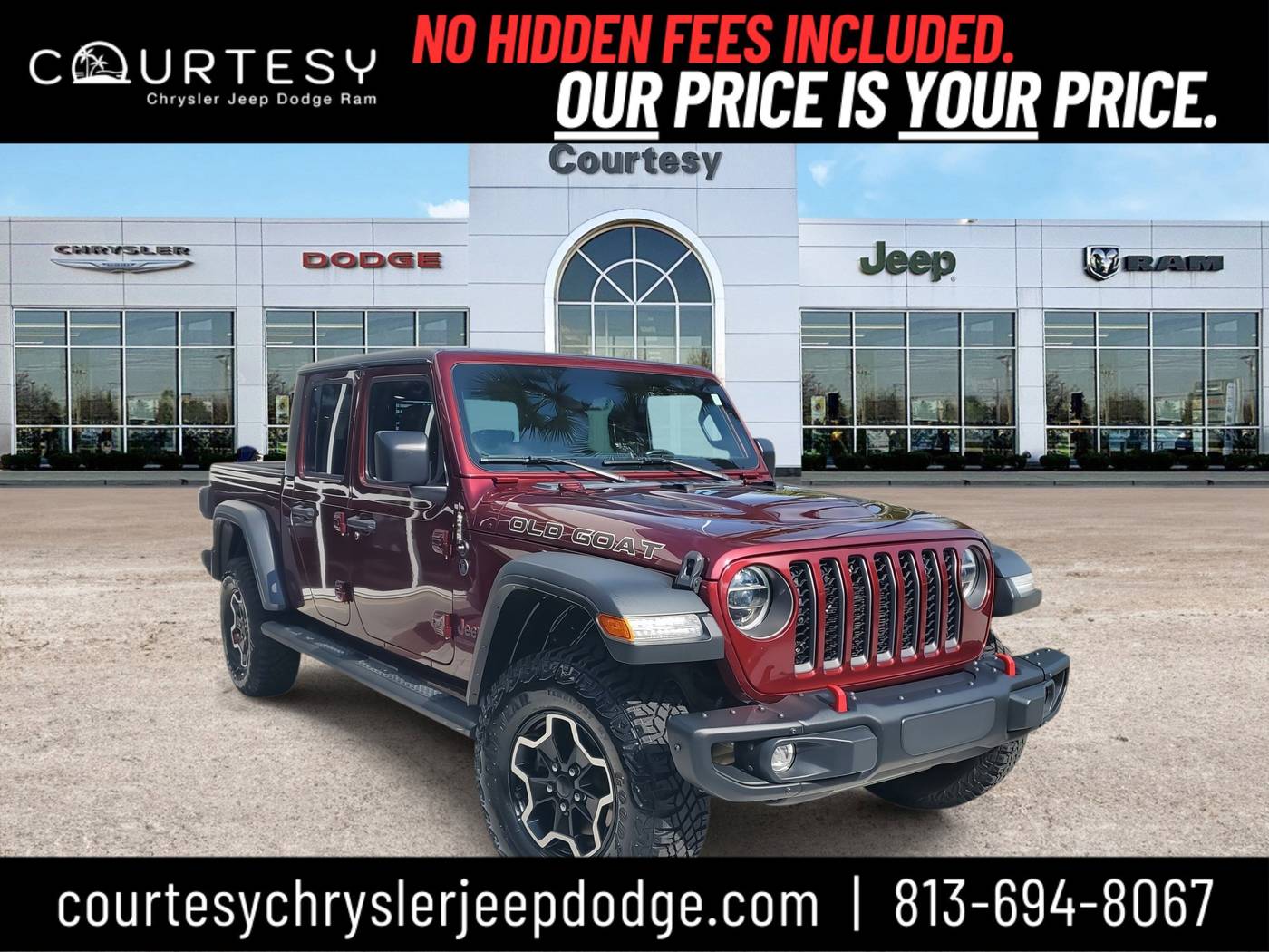 2021 Jeep Gladiator Rubicon — Pickup Truck — 65,087 mi — Tampa, FL
