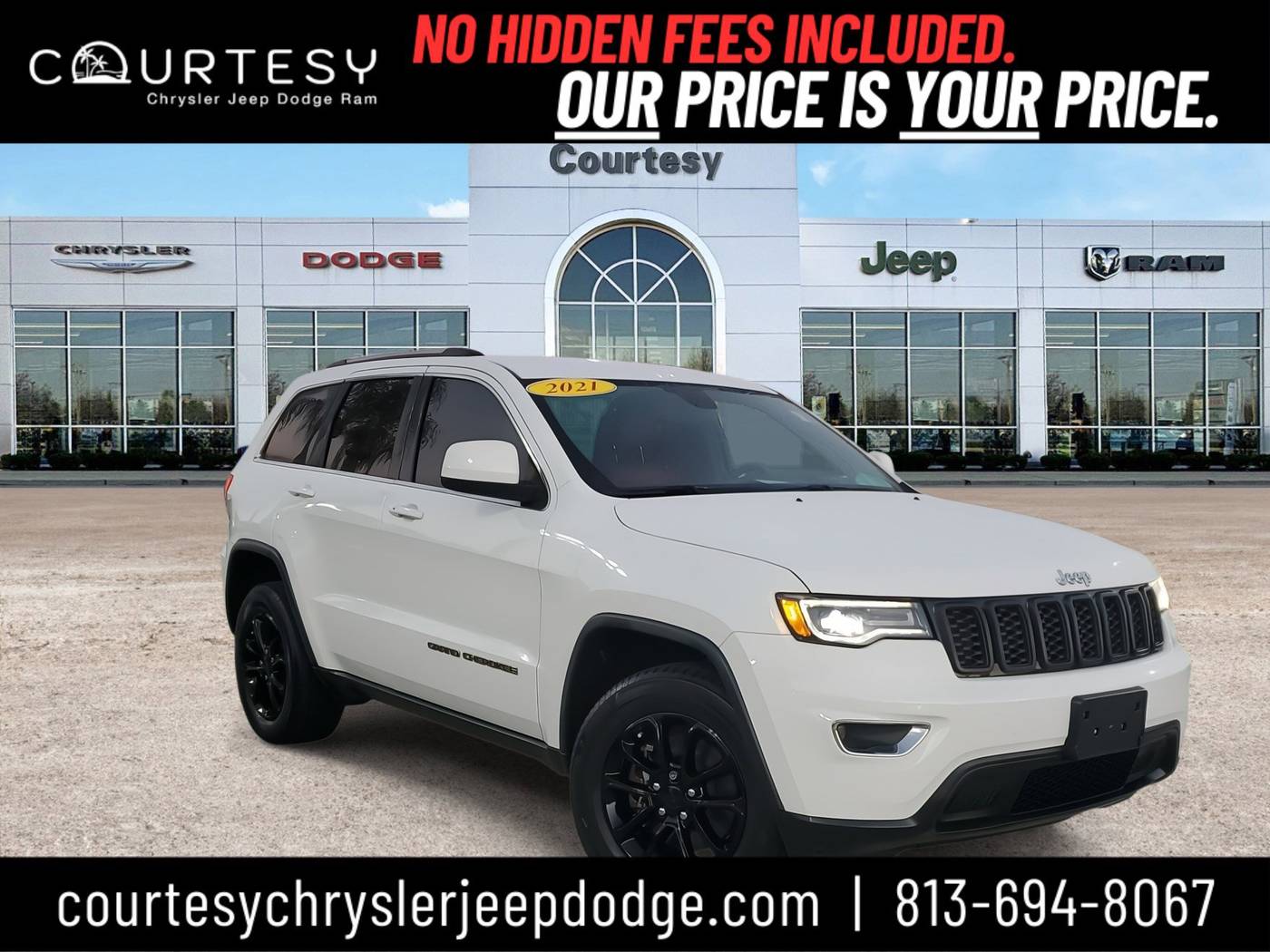 2021 Jeep Grand Cherokee WK Laredo E — SUV — 74,168 mi — Tampa, FL