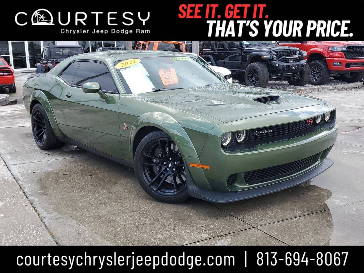 2022 Dodge Challenger R/T Scat Pack Widebody — Coupe — 47,733 mi — Tampa, FL