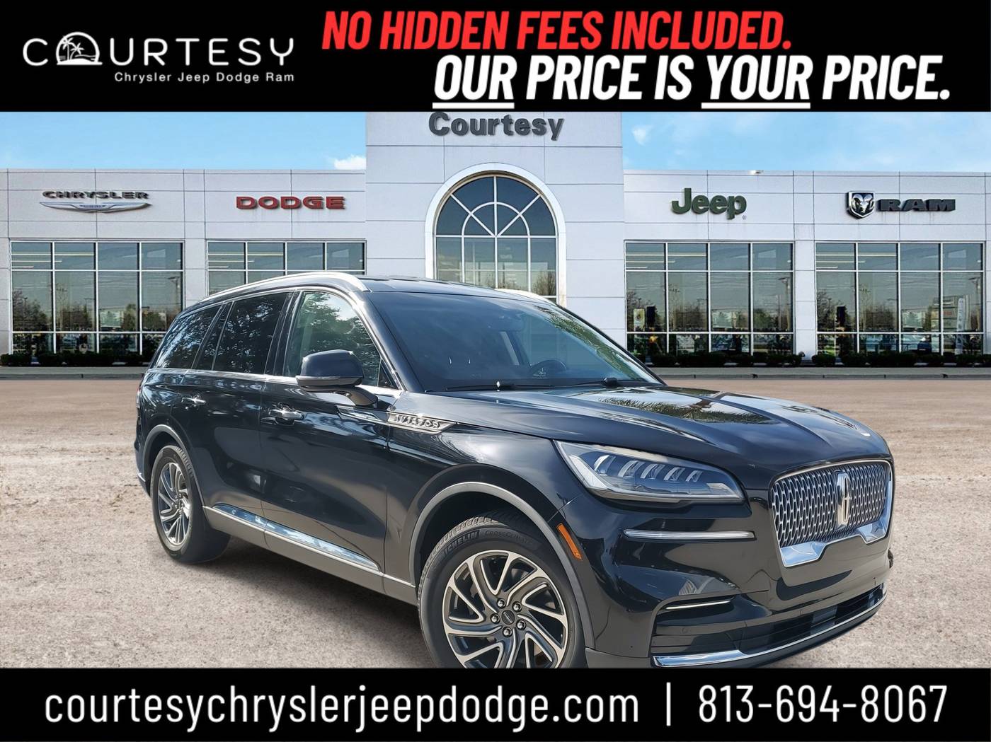 2021 Lincoln Aviator Standard — SUV — 59,582 mi — Tampa, FL