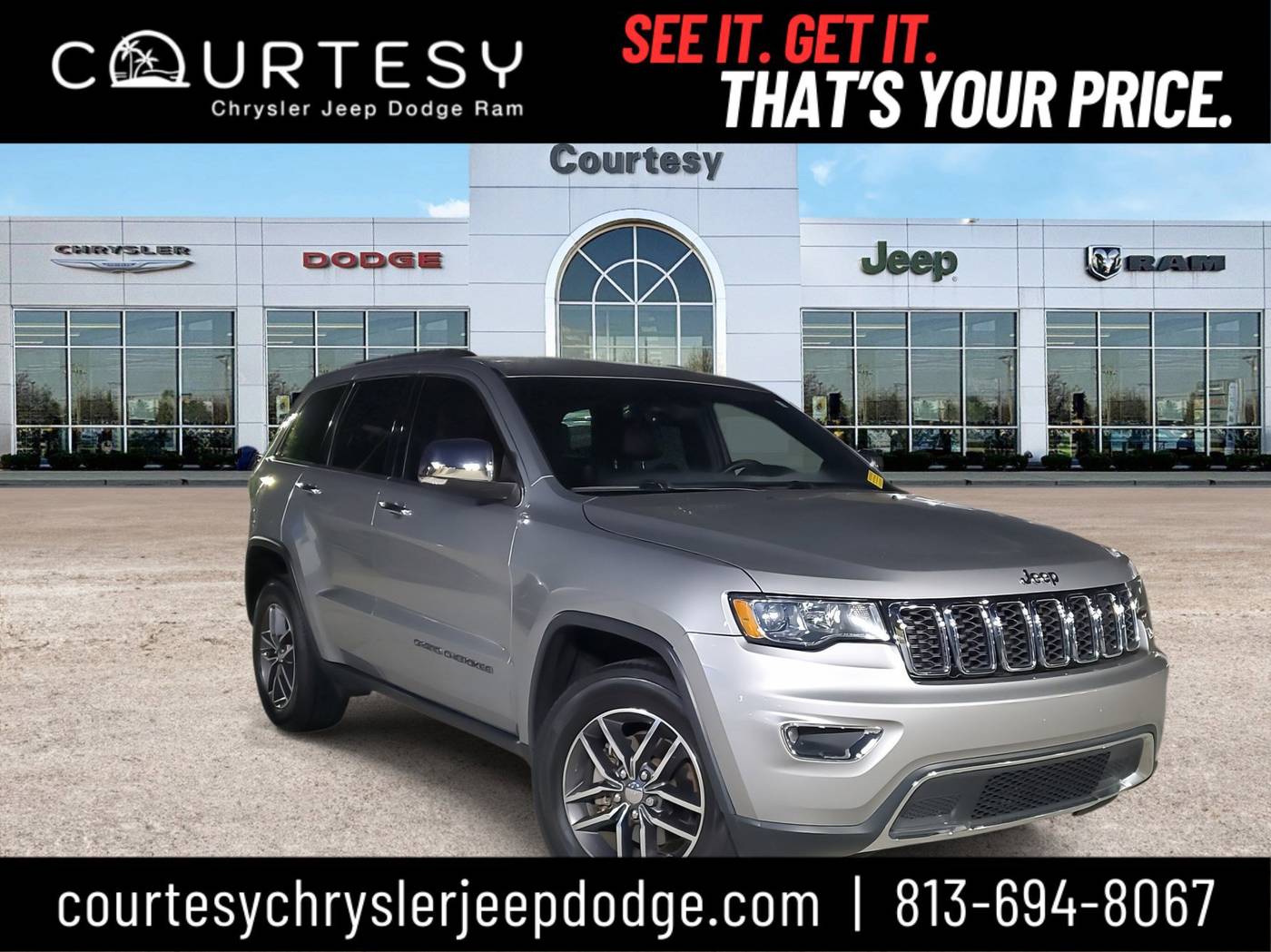 2018 Jeep Grand Cherokee Limited — SUV — 46,492 mi — Tampa, FL