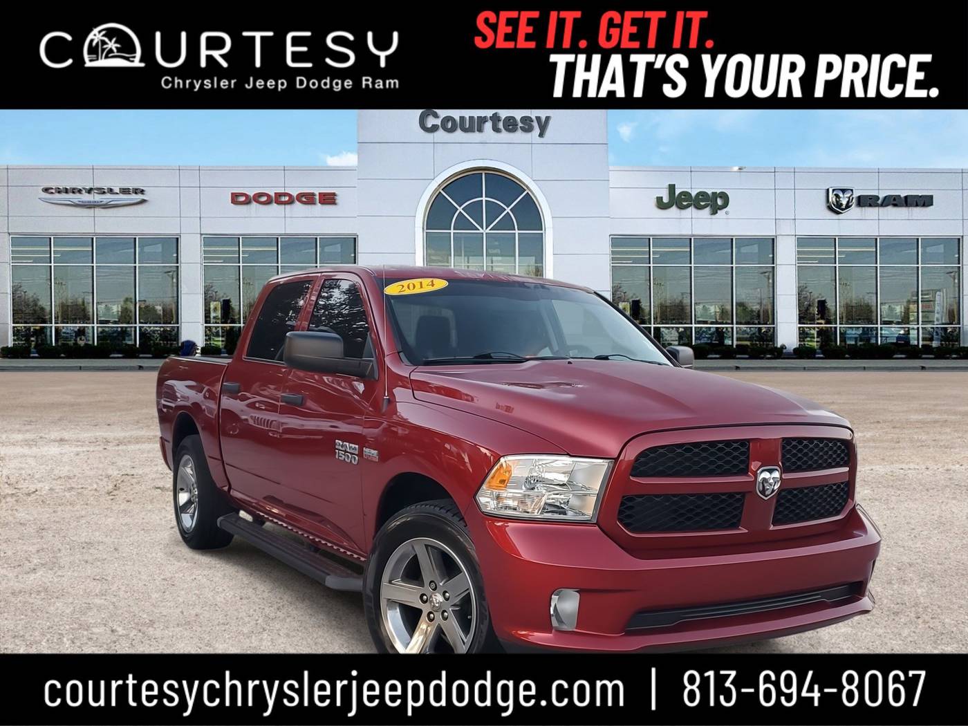 2014 Ram 1500 Express — Pickup Truck — 58,354 mi — Tampa, FL