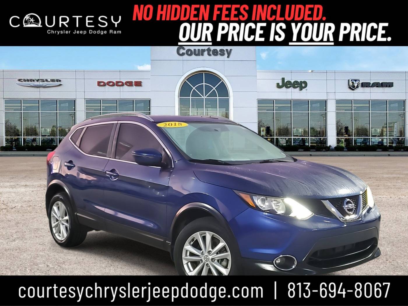 2018 Nissan Rogue Sport SV — SUV — 86,655 mi — Tampa, FL