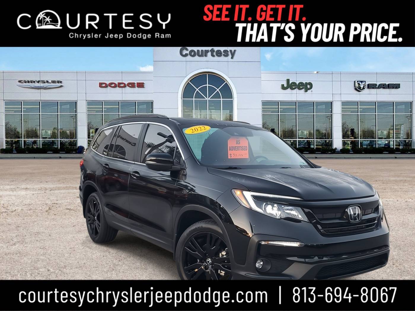 2022 Honda Pilot Special Edition — SUV — 36,937 mi — Tampa, FL