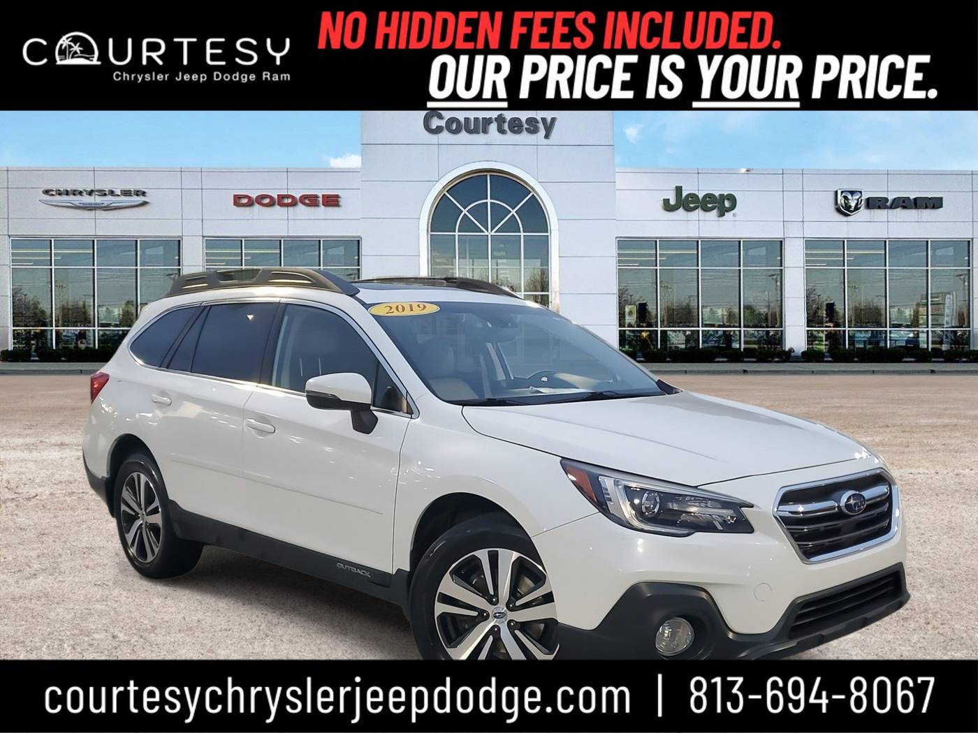 2019 Subaru Outback 2.5i Limited — SUV — 70,122 mi — Tampa, FL