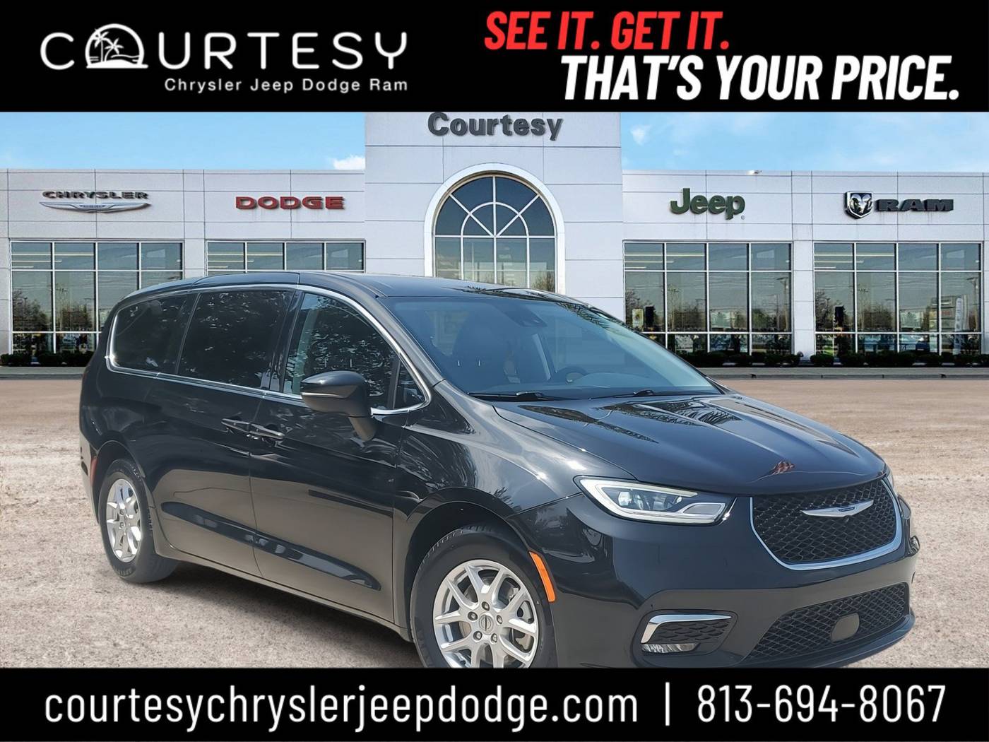 2023 Chrysler Pacifica Touring L — Minivan — 76,861 mi — Tampa, FL