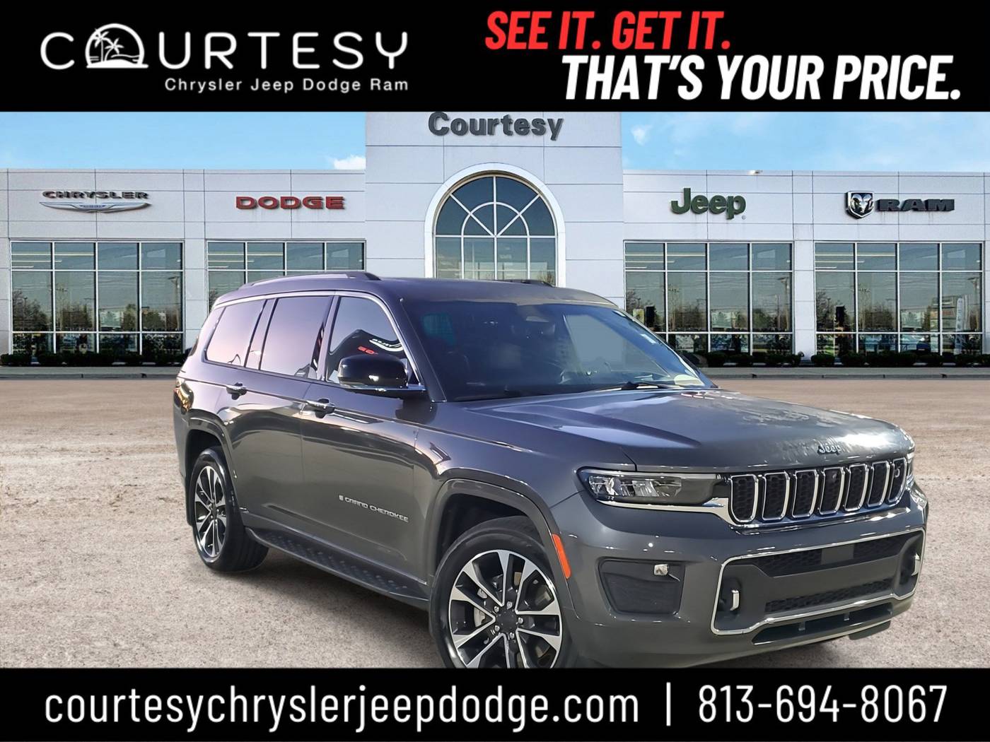 2022 Jeep Grand Cherokee Overland — SUV — 57,869 mi — Tampa, FL