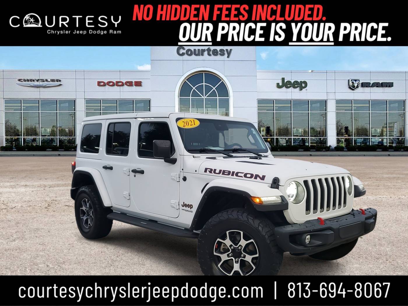 2021 Jeep Wrangler Rubicon — SUV — 13,577 mi — Tampa, FL