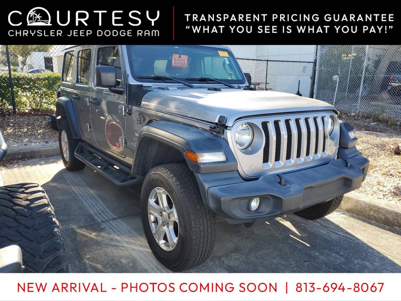 2020 Jeep Wrangler Sport S — SUV — 129,684 mi — Tampa, FL