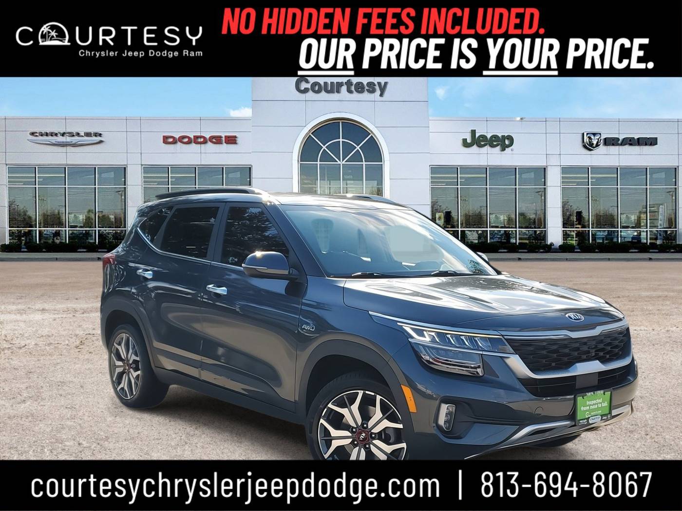 2021 Kia Seltos SX Turbo — SUV — 62,252 mi — Tampa, FL