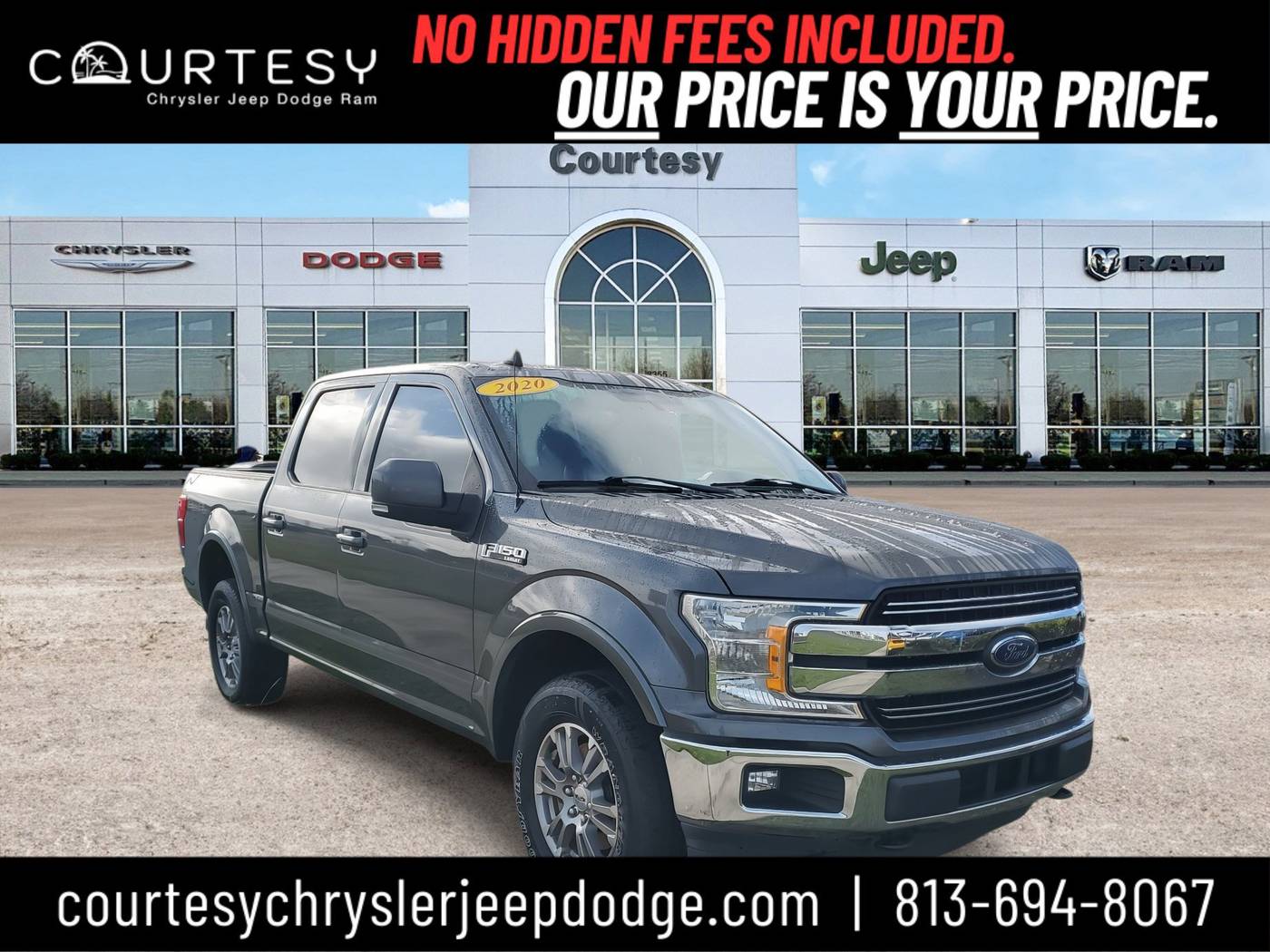 2020 Ford F-150 Lariat — Pickup Truck — 100,342 mi — Tampa, FL