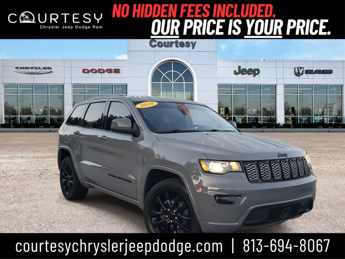 2020 Jeep Grand Cherokee Altitude — SUV — 75,765 mi — Tampa, FL