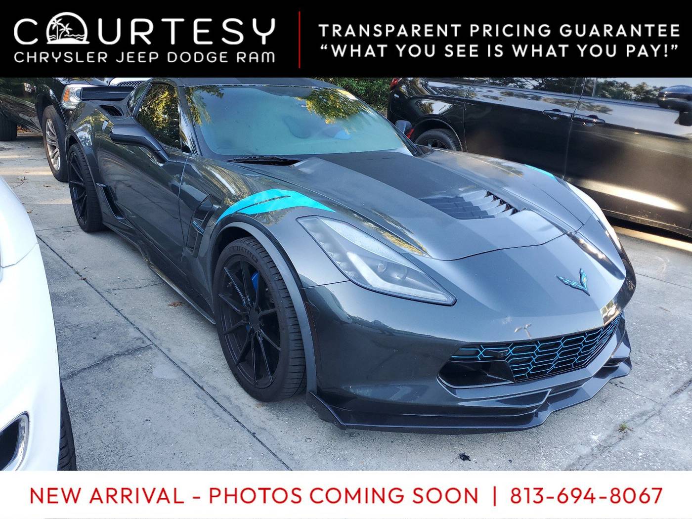 2017 Chevrolet Corvette Grand Sport 3LT — Coupe — 68,000 mi — Tampa, FL
