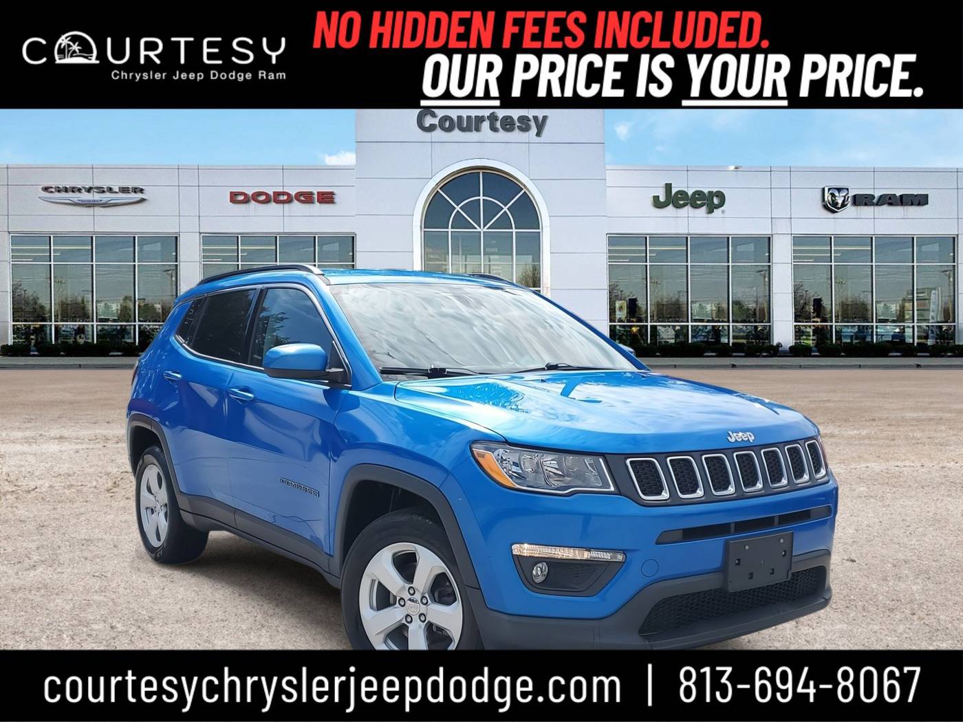 2020 Jeep Compass Latitude — SUV — 44,792 mi — Tampa, FL